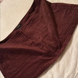 Forever 21 Deep Brown Velvet Skirt